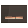 Geberit Sigma 50 bedieningplaat met dualflush frontbediening voor toilet 24.6x16.4cm zwart SW420876 Geberit Sigma 50 bedieningplaat met dualflush frontbediening voor toilet 24.6x16.4cm zwart SW420876