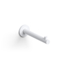 Clou Kaldur toiletrolhouder recht zonder klep mat wit SW917309