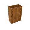 Saniclass Holz Pure meuble lave-mains - 39.4x21.5x55cm - 1 porte - Noyer pur SW1482339