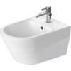 Duravit D-neo Wandbidet - 54x37x40cm - met overloop - wit SW640544
