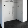 Saniclass Create douchedeur 200x200cm 2-delig profielloos met antikalk en 8mm veiligheidsglas zwart mat SW223814 Saniclass Create douchedeur 200x200cm 2-delig profielloos met antikalk en 8mm veiligheidsglas zwart mat SW223814