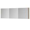 INK SPK1 armoire de toilette – 180 x 60 x 14 cm – 3 portes, portes-miroir double face – Chêne Ivoire SW798152