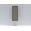 H&R Badmeubelen Juice Halfhoge kast - 40x35x100cm - met ronde hoeken - 3D-front - 1 deur - linksdraaiend - beige mat SW911153
