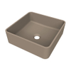 Arcqua Case vasque à poser - carrée - 37x37cm - truffe mat SW1209078