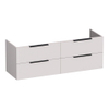 BRAUER Elevate meuble sous-lavabo 140 sans poignées de recouvrement 4 tiroirs à fermeture douce et 2 découpes pour siphon - sable mat SW1200176