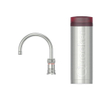 Quooker BE Classic Nordic Round kokendwaterkraan - draaibare uitloop - PRO3 reservoir - Warm / kokend water - RVS SW795627