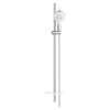 GROHE Rainshower SmartActive 130 Ensemble barre de douche - 90cm - douchette ronde - 3 types de jets - flexible de douche lisse - avec porte-savon - chrome SW472428