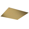 Hotbath Mate Douche de tête encastrée - carré - 50x50cm - laiton brossé PVD SW677669
