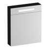 BRAUER Promise Deluxe spiegelkast - 60x70x15cm - met verlichting 1 linksdraaiende dubbelzijdige spiegeldeur Timber Black SW1203658