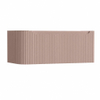 H&R Badmeubelen Juice Wastafelonderkast - 100x45x40cm - linkerhoek afgerond - 3D-front - 1 lade - geïntegreerde greep - strawberry SW1259815
