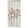 Sealskin Blossom Rideau de douche Polyester 180x200 cm Rouge SW23142