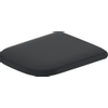 Duravit Happy D.2 WC-zitting - 43x35.9x4.3cm - met softclose - met quickrelease - kunststof - mat antraciet SW297027