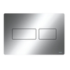Tece Solid Plaque de déclenchement - double touche de chasse - chrome brillant SW656877