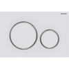 Geberit Sigma20 bedieningsplaat - 2-toets spoeling - rond - dualflush - mat wit chroom SW242680