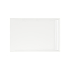 Xenz Easy Tray douchevloer - 120x100x5cm - acryl - zonder gootcover - wit SW379292