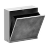 Hansgrohe XtraStoris Rock Poubelle - 30x30x10cm - porte carrelable - blanc mat SW1590304