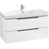 Villeroy & boch Subway 2.0 wastafelonderkast 98.7x52x44.9cm Wit mat 1024271 Villeroy & boch Subway 2.0 wastafelonderkast 98.7x52x44.9cm Wit mat 1024271