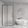 Aqua Vista Lokla Linea nisdeur - 120x200cm - incl. montageset - zwart mat SW1175892