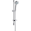Hansgrohe Croma 100 Unica C glijstangset - met handdouche Croma - 100 Vario - 65cm - 9.4l min - ecosmart - hoogglans chroom 0450651