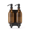 Fortifura Calvi Zeepdispenser - 500ml - set van 2 - houder - mat zwart SW1590475