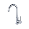Fortifura Calvi wastafelkraan - hoog - draaibare - uitloop - verchroomd chroom SW809346