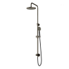 Hotbath Cobber M438 ensemble de douche de tête avec inverseur et flexible de douche 150cm avec douche de tête ronde 20cm douchette ronde fer vieilli SW440804