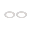 QAZQA Blanca Spot encastrable - set de 2 - 9x9cm - incl. LED - dimmable en 3 étapes - IP44 - blanc mat SW1209742