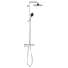 GROHE Vitalio Start 250 Regendoucheset - hoofddouche 25cm - ronde handdouche - 2 straalsoorten - met douchethermostaat - chroom SW1028253