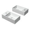INK Contra fontein - 40x22x10cm - kraangat links - zonder waste - glans wit SB3403020