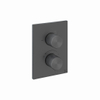 Crosswater Crossbox 3ONE6 Inbouwthermostaat - thermostatisch - 1 functie - met inbouwdeel - slate gunmetal (antraciet) SW955775