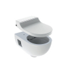 Geberit Aquaclean Tuma Classic Ensemble WC-douche - 300 toilette basic - à fond creux - sans rebord - avec abattant classic - kit de raccordement d'eau - blanc brillant SW1477954