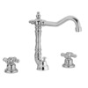 Xenz Melrose Wastafelkraan 22.5cm 3 gats met waste chroom Hoogglans SW104734 Xenz Melrose Wastafelkraan 22.5cm 3 gats met waste chroom Hoogglans SW104734