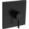 Hansgrohe Finoris Ensemble de recouvrement mitigeur de douche avec levier mat noir SW651009
