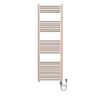 Belrad Elektrische Handdoekradiator - 160x50cm - 900W - aansluiting rechts - Geborsteld koper SW1577192
