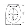 GO by Van Marcke Peca toiletzitting thermoplast wit SW418154