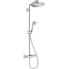 Hansgrohe Croma Select S 280 Showerpipe avec robinet de douche thermostatique Ecosmart chromé SW73189