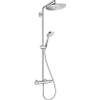 Hansgrohe Croma select s Showerpipe - 280 - 1jet - ecosmart - met thermostaat - hoogglans chroom SW73189