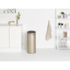 Brabantia Touch Bin Poubelle - 30 litres - seau intérieur en plastique - metallic gold SW1117317