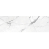 Terravito Alpuro wandtegel - 40x120cm - 10mm - Rechthoek - gerectificeerd - Marmerlook - Wit/zwart glans SW359760