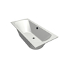 Xenz Lagoon Baignoire duo - 180x80x53 - bonde au milieu - acrylique - blanc SW103175