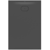 Villeroy & Boch Ecora douchebak - 120x80x3.5cm - afvoer korte zijde - anthracite (antraciet) SW1558996
