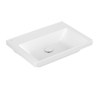 Villeroy & Boch Subway 3.0 lavabo - 65x47x16.5cm - sans trou de robinet - stone white mat SW701043