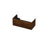 INK Wastafelonderkast - 100x45x37.6cm - 1 lade - push to open - met recht opdekfront - MFC - Koper eiken SW439443
