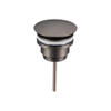 FugaFlow Eccelente Sobrado Badkamer afvoerplug always open PVD gunmetal SW1123985