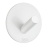 Smedbo BB zelfklevende haak diameter 48 mm wit mat rvs SW11039 Smedbo BB zelfklevende haak diameter 48 mm wit mat rvs SW11039