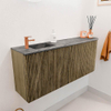 Mondiaz JOYA-DLUX 101.6cm toiletmeubel - ronding rechts kleur Dusk - Wastafel FAYE positie Links 1 kraangat kleur Sombra. SW1426173