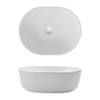 Crosswater Pearl Waskom - 45x35x15.8cm - zonder kraangat - zonder overloop - glans wit SW487165