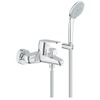 GROHE Eurodisc Cosmopolitan robinet de baignoire avec inverseur et raccords 46mm inclus garniture chrome 0437714