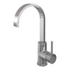 Brauer Chrome Carving Robinet lavabo rehaussé avec bec rotatif plat Modèle A - Levier Carving Chrome SW715451