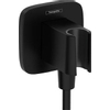 Hansgrohe Fixfit q - handdouchehouder - inclusief muuraansluitbocht - mat zwart SW773906